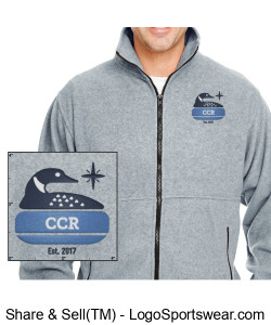 M16-Mens UltraClub Iceberg Fleece Full-Zip Jacket w/Embroidered CCR Logo Design Zoom